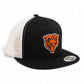 Chicago Bears 3D YP Snapback Flat Bill Trucker Hat- Black/ White