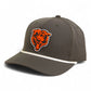 Chicago Bears 3D Five Panel Classic Rope Hat- Dark Olive Green/ White