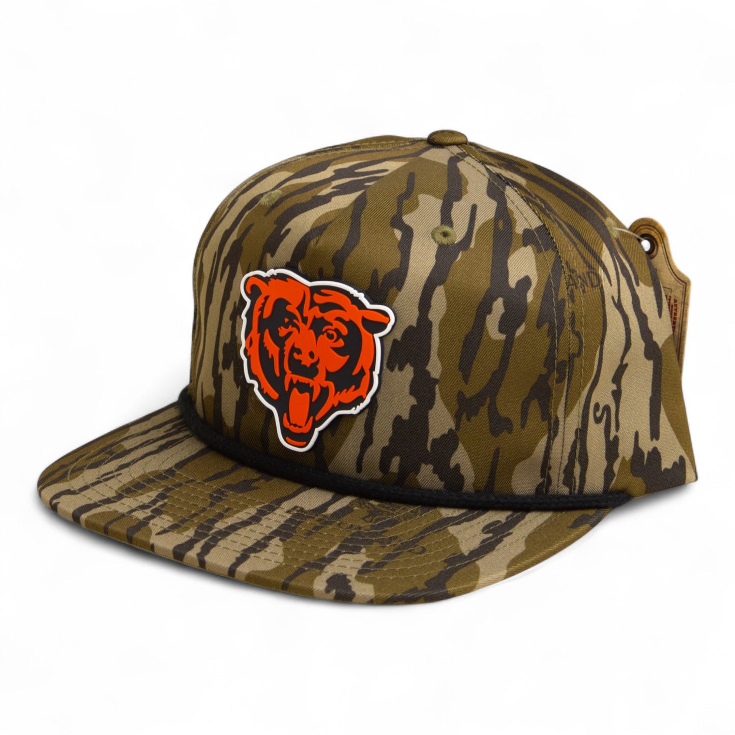 Chicago Bears 3D Umpqua Rope Hat- Mossy Oak Bottomland/ Black