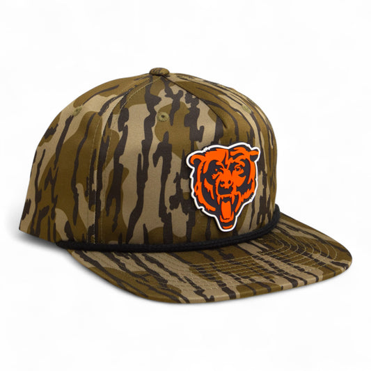 Chicago Bears 3D Umpqua Rope Hat- Mossy Oak Bottomland/ Black