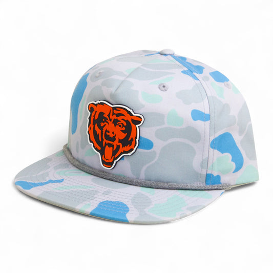 Chicago Bears 3D Umpqua Rope Hat- Saltwater Duck Camo/ Charcoal