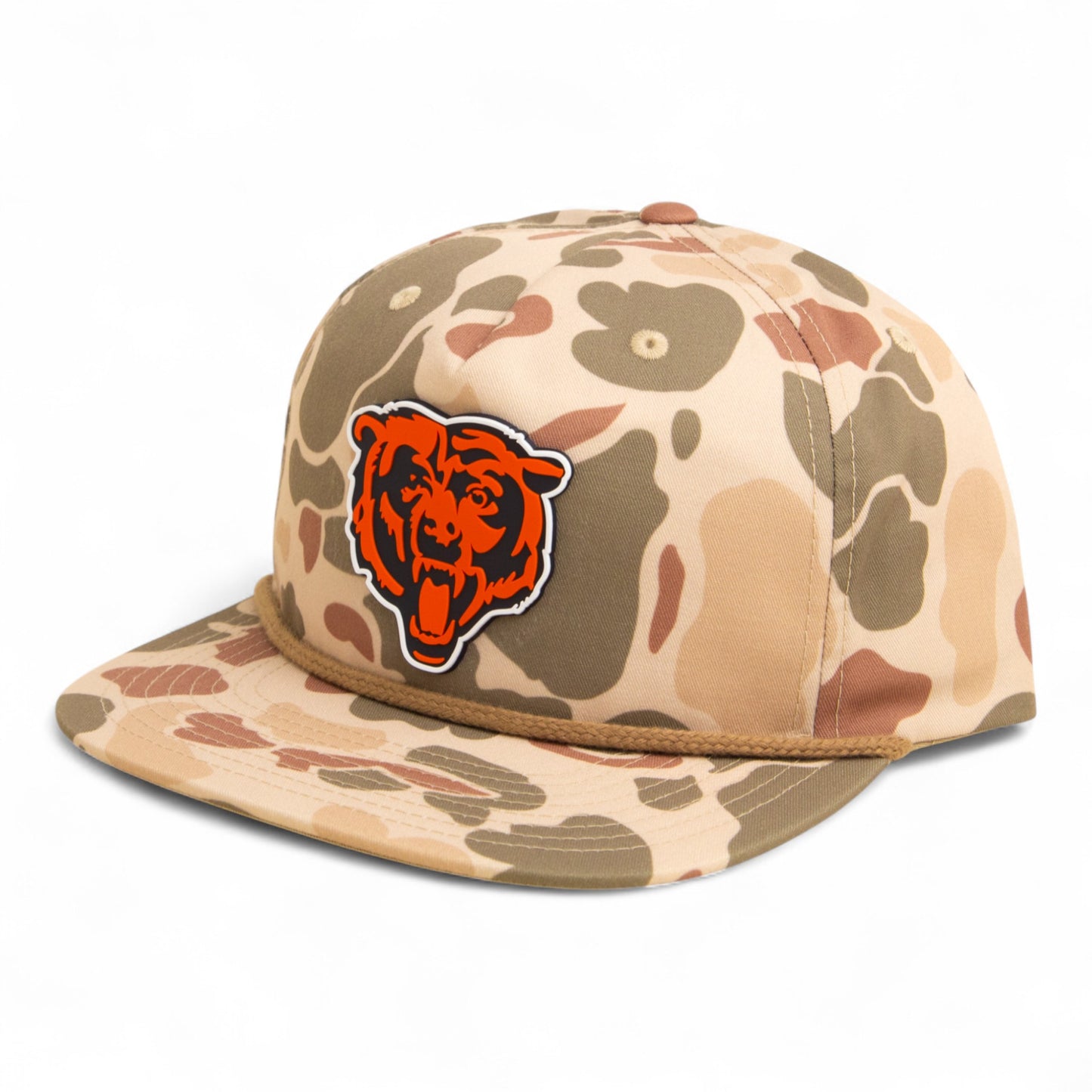 Chicago Bears 3D Umpqua Rope Hat- Harvest Duck Camo/ Light Brown