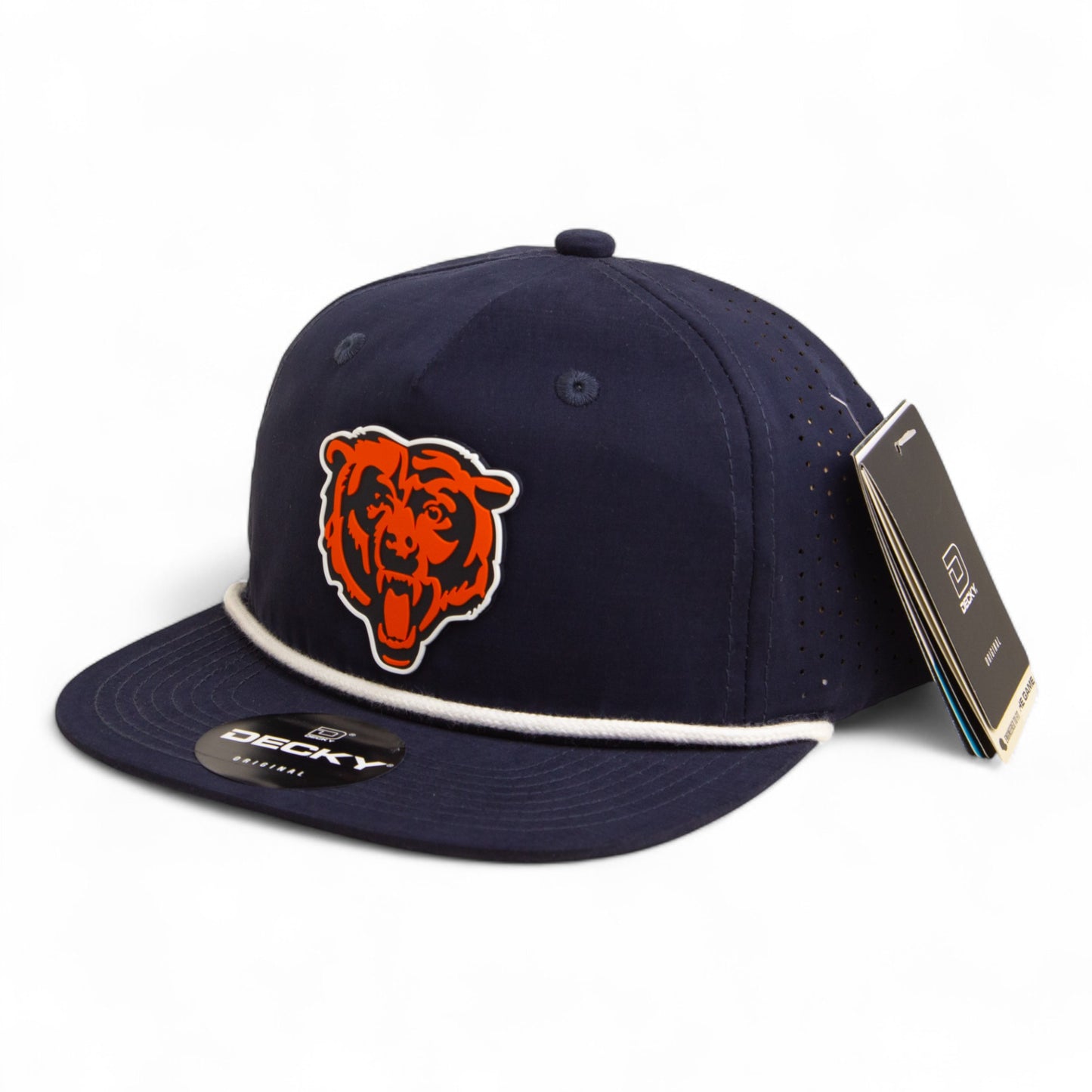 Chicago Bears 3D Perforated Rope Hat- Navy/ White