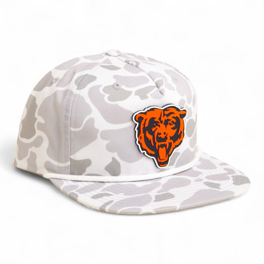 Chicago Bears 3D Umpqua Rope Hat- Blizzard Duck Camo/ White