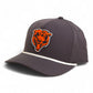 Chicago Bears 3D Five Panel Classic Rope Hat- Charcoal/ White