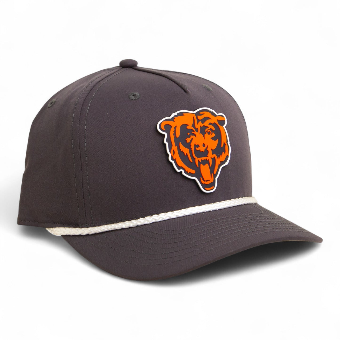 Chicago Bears 3D Five Panel Classic Rope Hat- Charcoal/ White