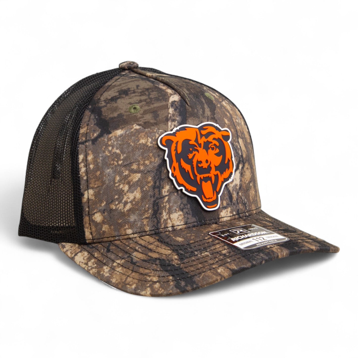 Chicago Bears 3D Snapback Trucker Hat- Realtree Timber/ Black