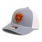 Chicago Bears 3D Snapback Trucker Rope Hat- Heather Grey/ White