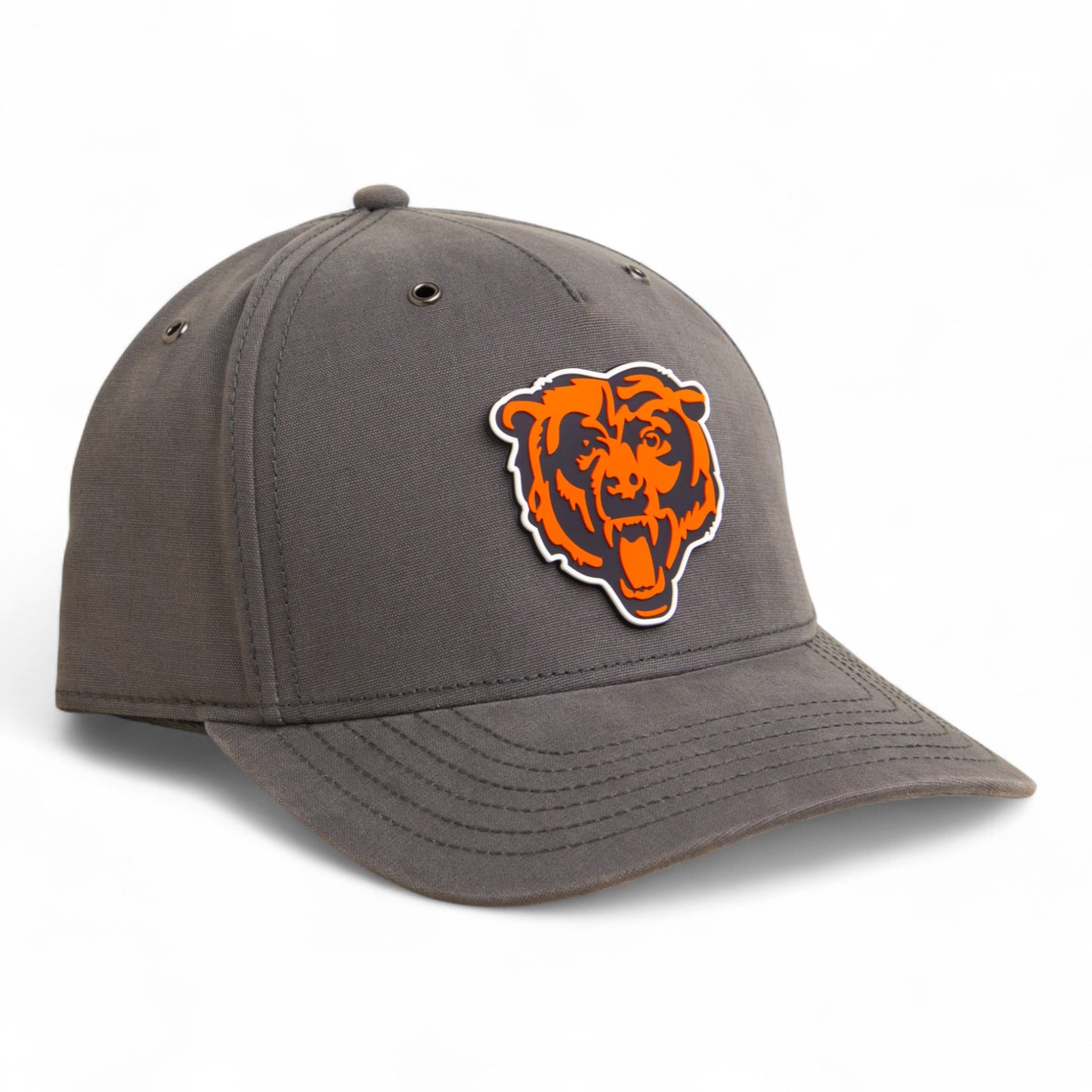 Chicago Bears 3D Snapback Canvas Hat- Charcoal