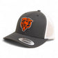 Chicago Bears 3D YP Snapback Trucker Hat- Charcoal/ White