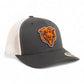 Chicago Bears 3D YP Snapback Trucker Hat- Charcoal/ White