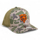 Chicago Bears 3D Snapback Trucker Hat- Marsh Duck Camo/ Loden