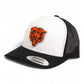 Chicago Bears 3D YP Snapback Trucker Hat- White/ Black