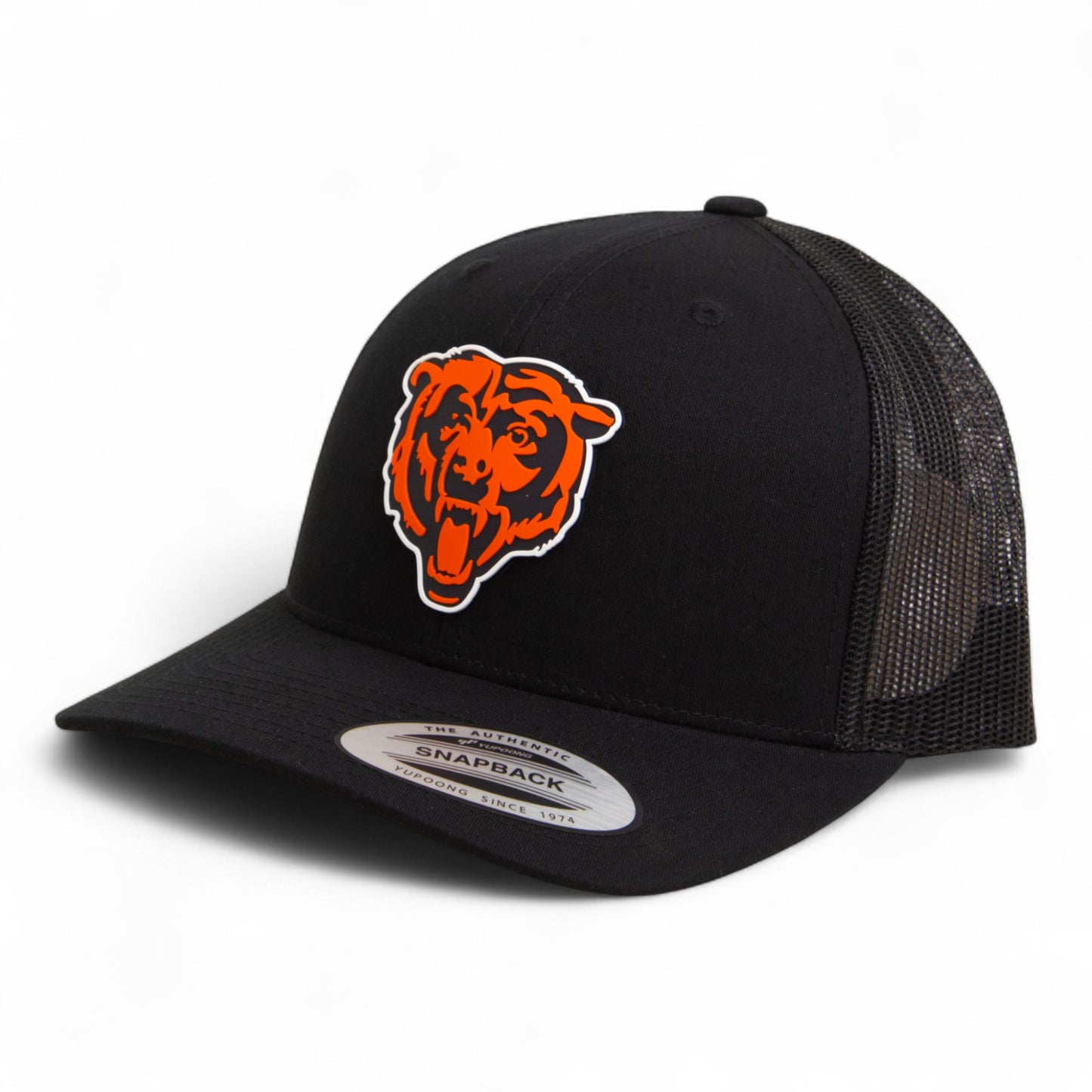 Chicago Bears 3D YP Snapback Trucker Hat- Black