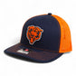 Chicago Bears 3D Snapback Trucker Hat- Navy/ Orange