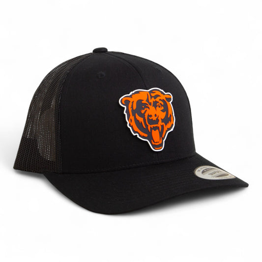 Chicago Bears 3D YP Snapback Trucker Hat- Black