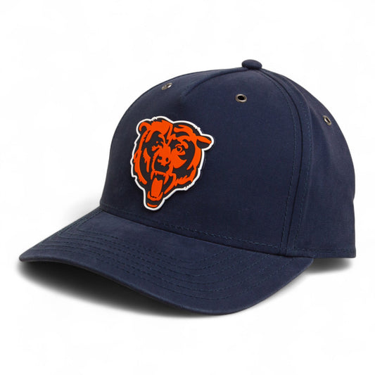 Chicago Bears 3D Snapback Canvas Hat- Navy