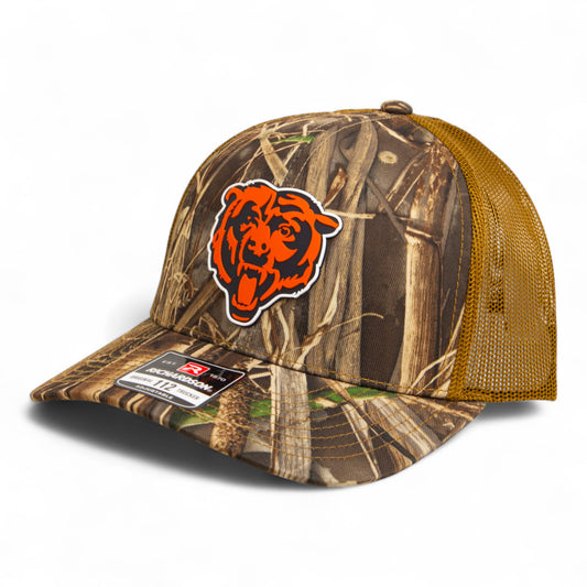Chicago Bears 3D Snapback Trucker Hat- Realtree Max 7/ Buck