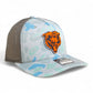 Chicago Bears 3D Snapback Trucker Hat- Saltwater Duck Camo/ Charcoal