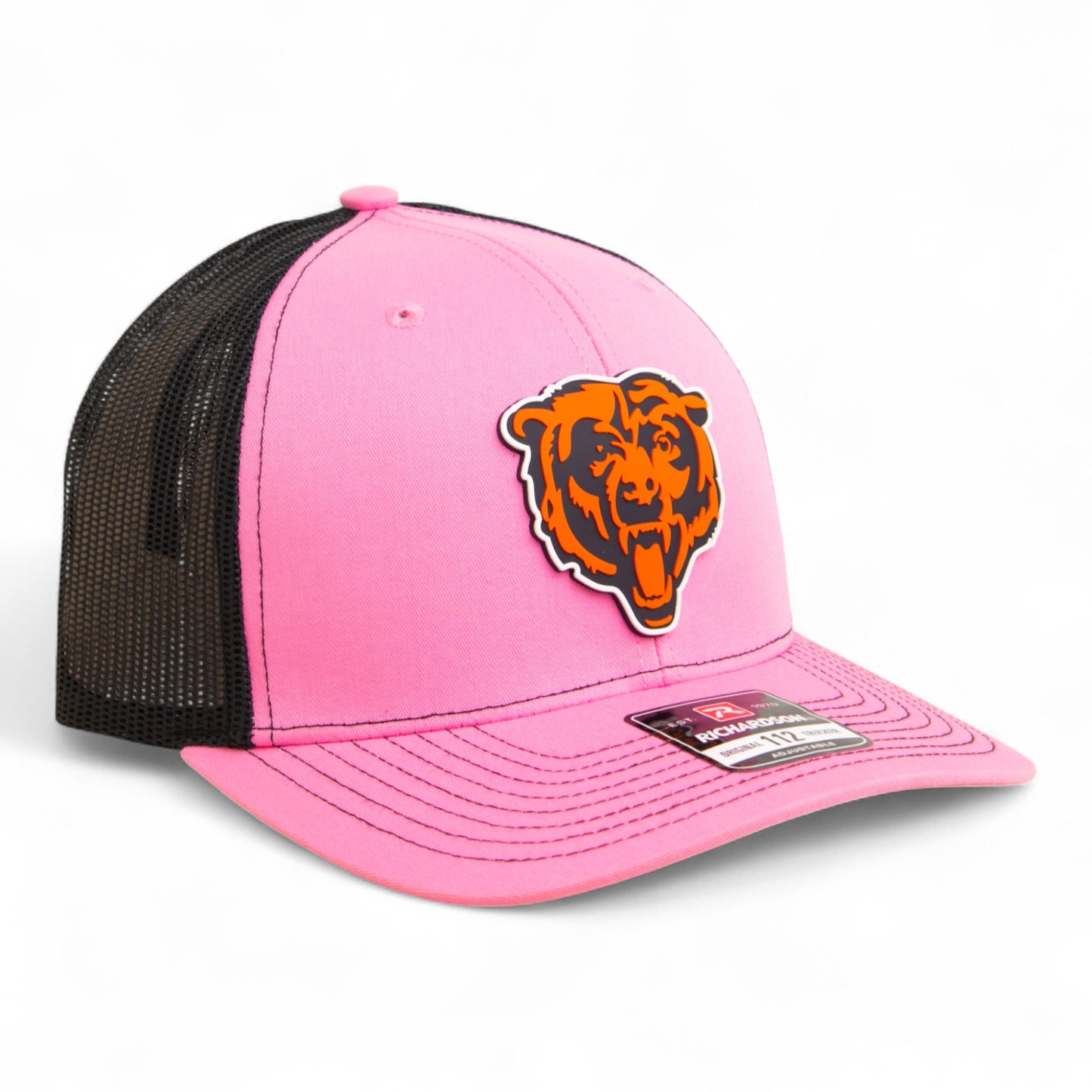 Chicago Bears 3D Snapback Trucker Hat- Pink/ Black