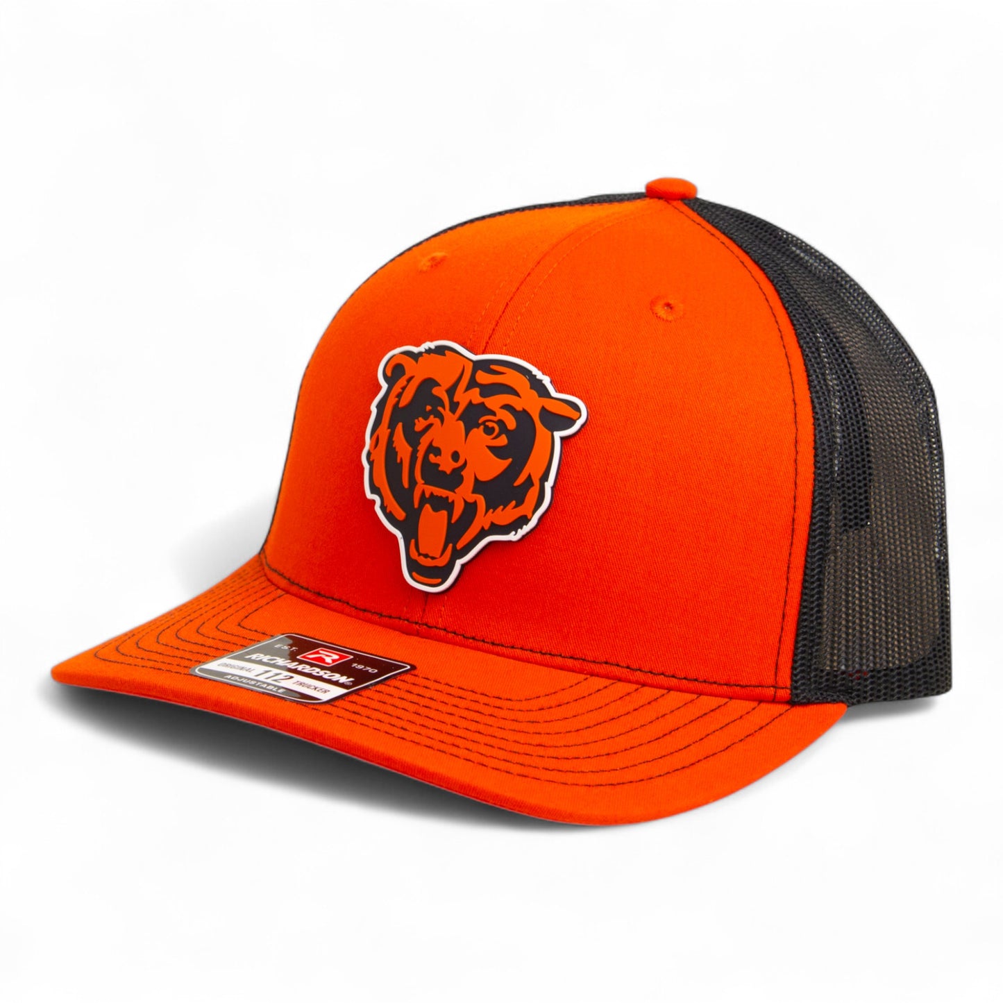 Chicago Bears 3D Snapback Trucker Hat- Orange/ Black