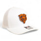 Chicago Bears 3D Snapback Trucker Hat- White