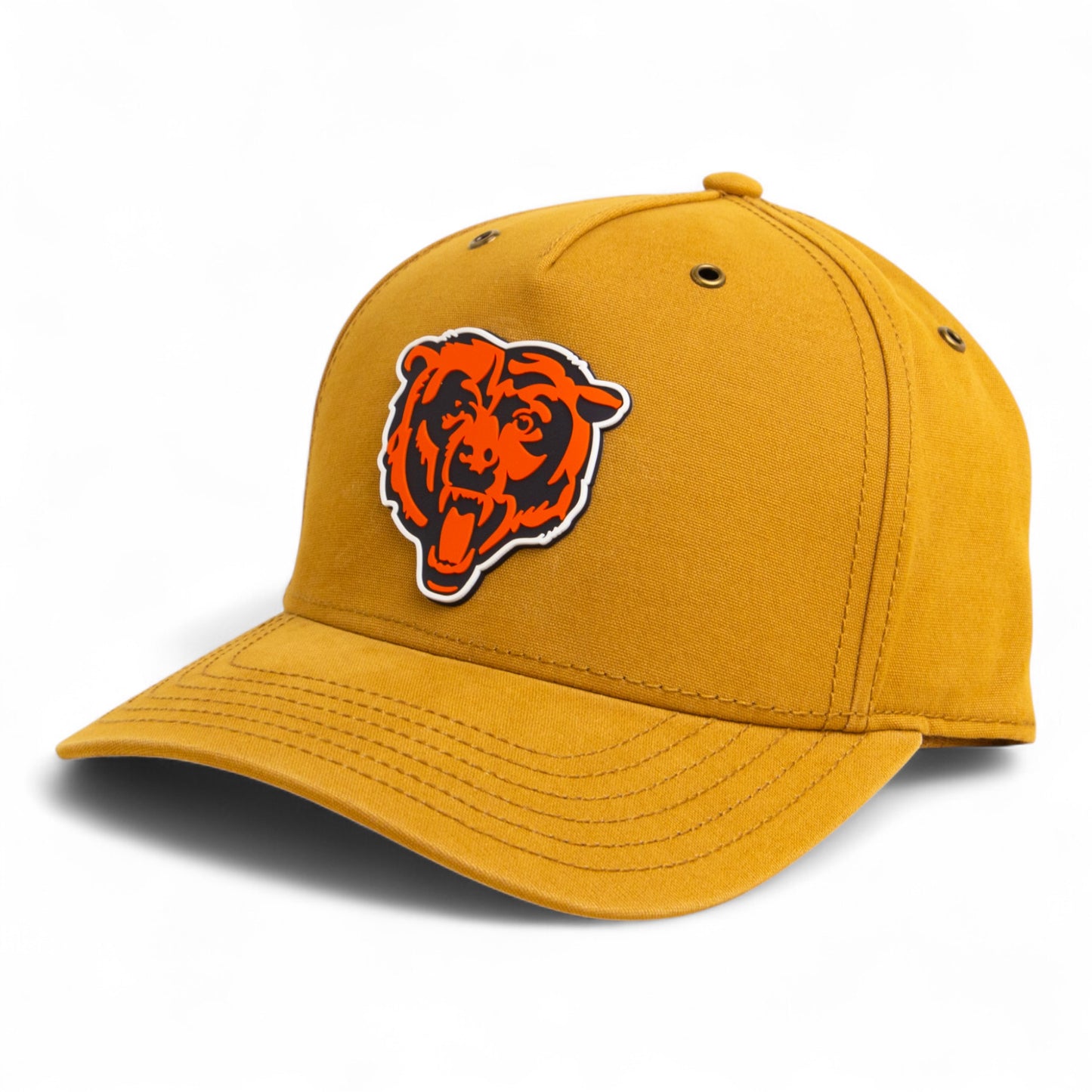 Chicago Bears 3D Snapback Canvas Hat- Wheat