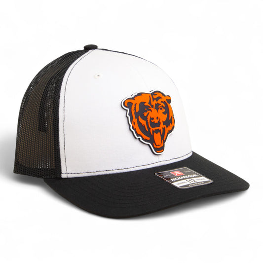 Chicago Bears 3D Snapback Trucker Hat- White/ Black