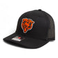 Chicago Bears 3D Snapback Trucker Hat- Black