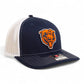 Chicago Bears 3D Snapback Trucker Hat- Navy/ White