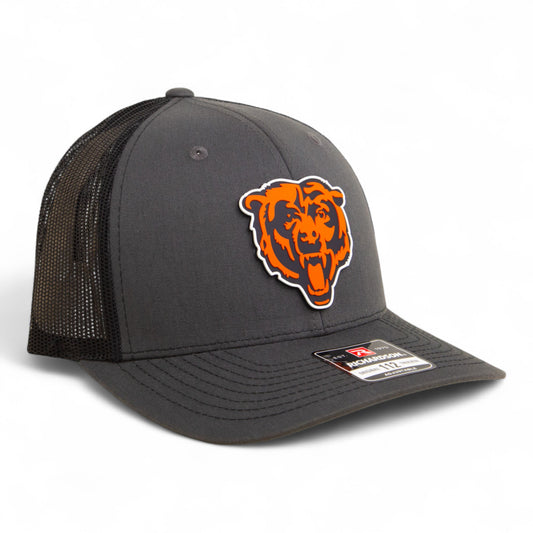 Chicago Bears 3D Snapback Trucker Hat- Charcoal/ Black