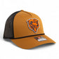 Chicago Bears 3D Snapback Trucker Rope Hat- Caramel/ Black