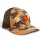 Chicago Bears 3D Snapback Trucker Hat- Desert Camo/ Brown