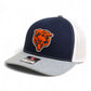 Chicago Bears 3D Snapback Trucker Hat- Navy/ White/ Heather Grey