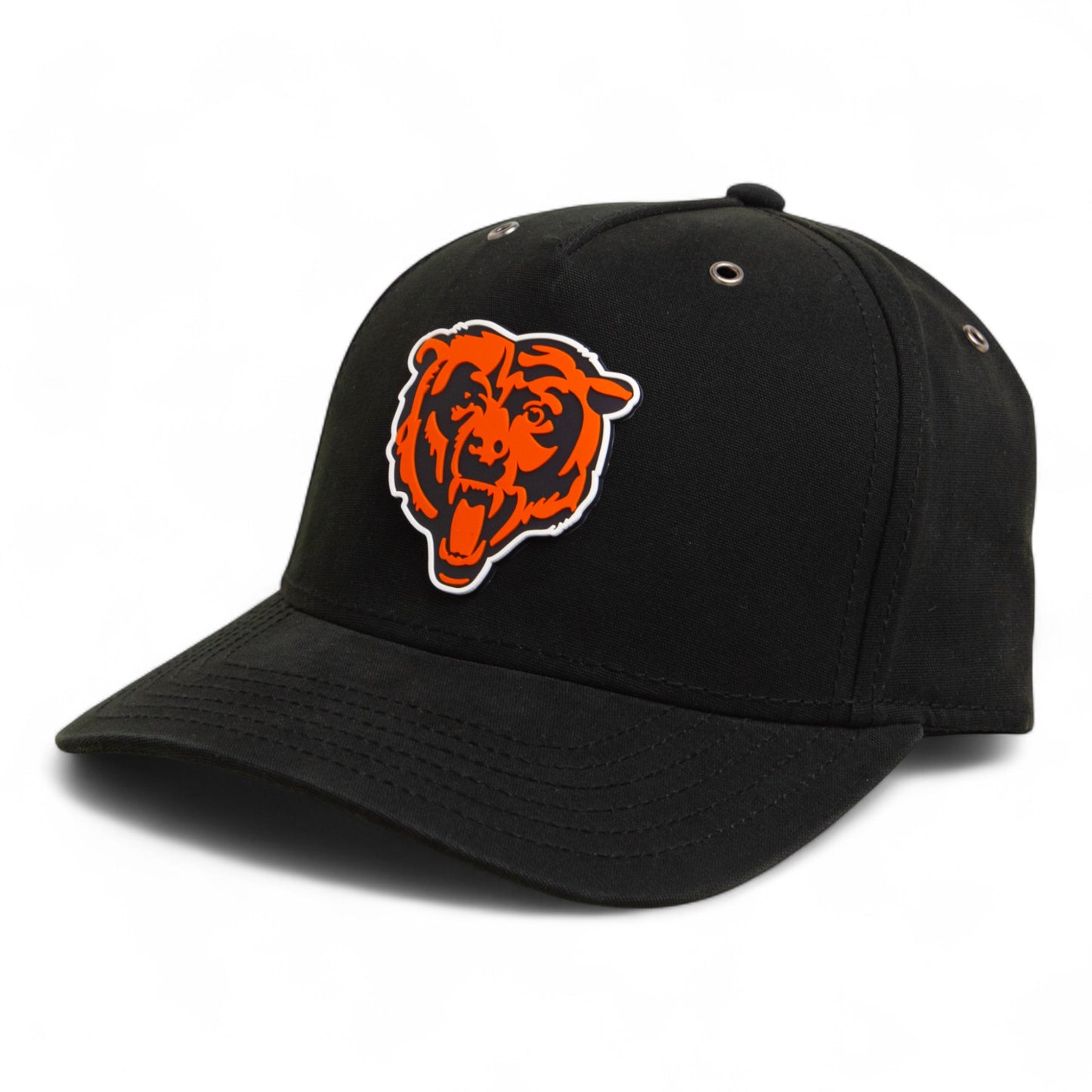 Chicago Bears 3D Snapback Canvas Hat- Black