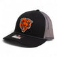 Chicago Bears 3D Snapback Trucker Rope Hat- Black/ Charcoal