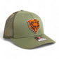 Chicago Bears 3D Snapback Trucker Hat- Loden/ Green Camo