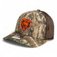 Chicago Bears 3D Snapback Trucker Hat- Realtree Edge/ Brown