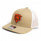 Chicago Bears 3D Snapback Trucker Hat- Tan/ White