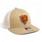 Chicago Bears 3D Snapback Trucker Hat- Tan/ White