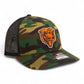 Chicago Bears 3D Snapback Trucker Hat- Army Camo/ Black