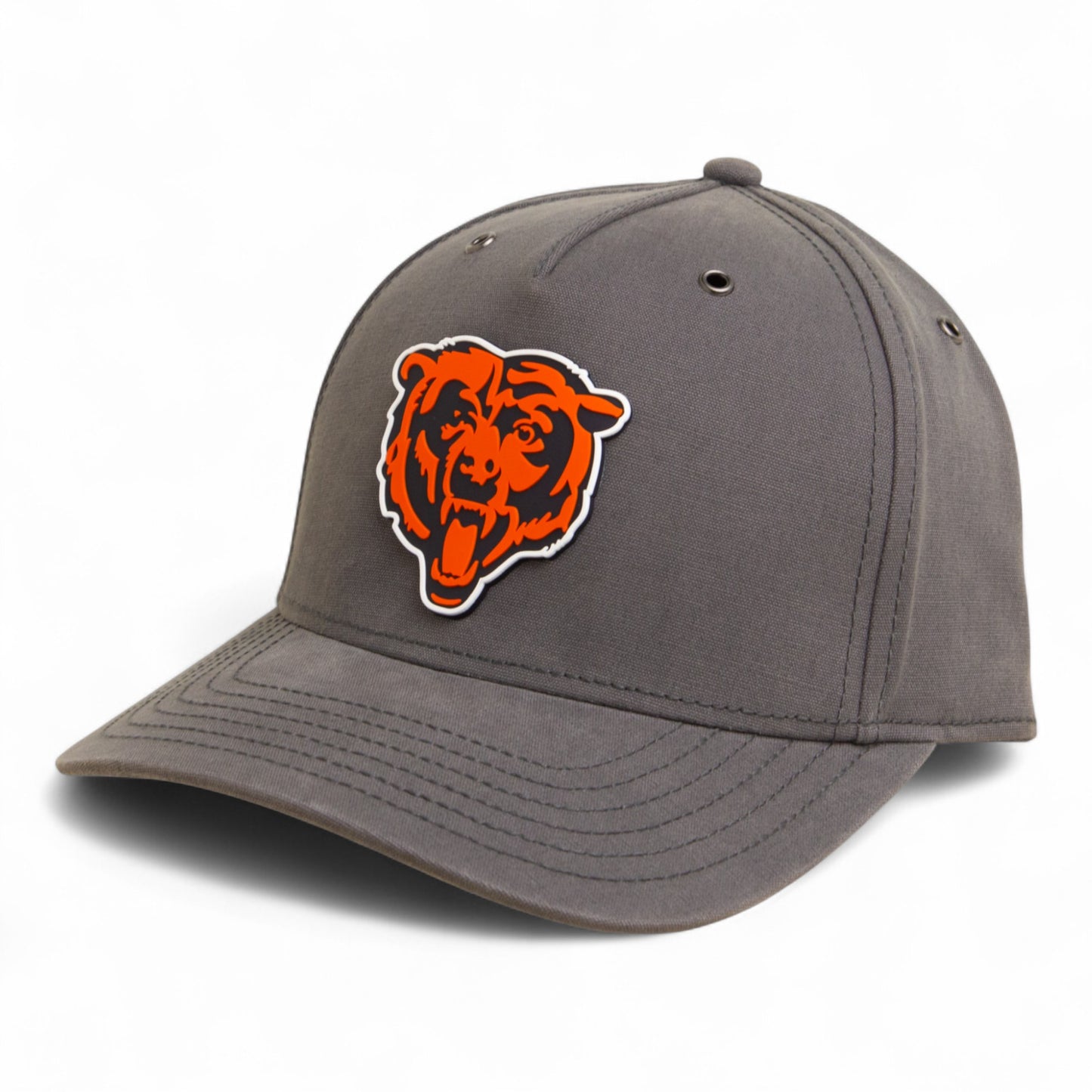 Chicago Bears 3D Snapback Canvas Hat- Charcoal