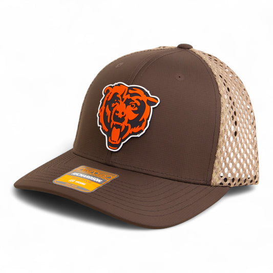 Chicago Bears 3D Snapback Tilikum Trucker Hat- Brown/ Tan