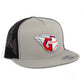 Cleveland Guardians 3D YP Snapback Flat Bill Trucker Hat- Silver/ Black