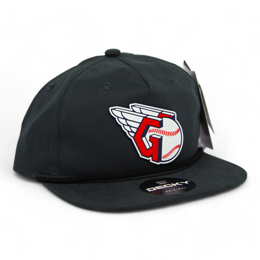 Cleveland Guardians 3D Classic Rope Hat- Charcoal/ Black