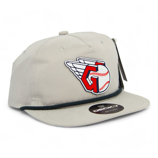 Cleveland Guardians 3D Classic Rope Hat- Grey/ Charcoal