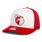 Cleveland Guardians 3D Snapback Trucker Hat- White/ Red