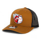 Cleveland Guardians 3D Snapback Trucker Hat- Caramel/ Black