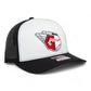 Cleveland Guardians 3D Snapback Trucker Hat- White/ Black