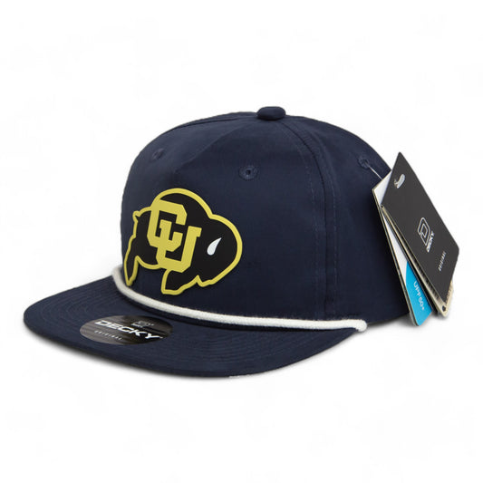 Colorado Buffaloes 3D Classic Rope Hat- Navy/ White